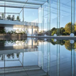 Skyframe glass extension at Whitegate, Cheshire